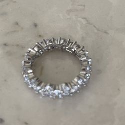10 Ct  Moissanite Eternity Band