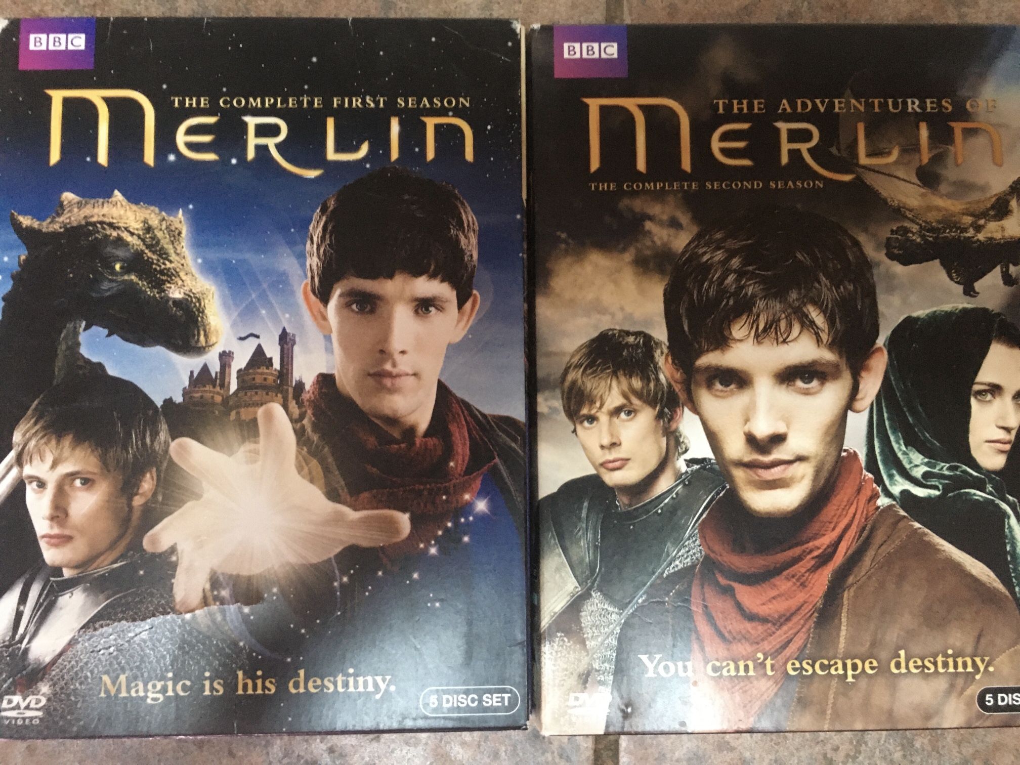 The Adventures Of Merlin - BBC Seasons 1 & 2 DVD Boxed Sets