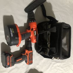 Used Drills And Utility Bag