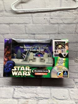 Star Wars Millennium Falcon Hans Solo Playset CD-ROM Included Vintage 1998