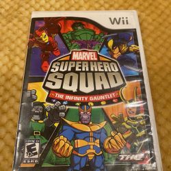 Marvel Super Hero Squad The Infinity Gauntlet (Nintendo Wii) Complete w/Manual