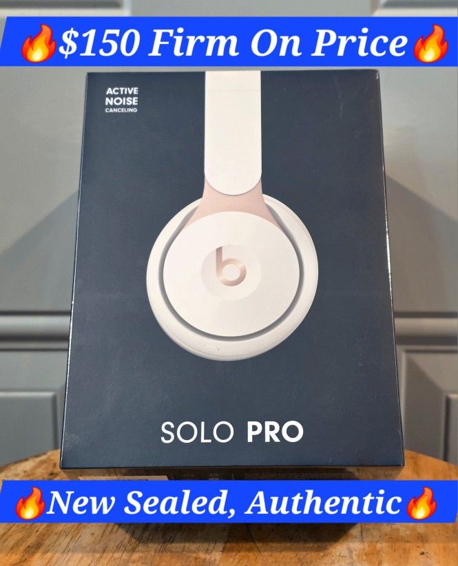 🔥Beats Solo Pro Wireless NC🔥100% Original🔥$150 Firm On Price🔥 New Sealed