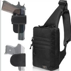 Tactical Compact Sling Bag – CCW for Everyday – 10+ Styles – Shoulder EDC Crossbody Bag for Concealed Carry of Handgun