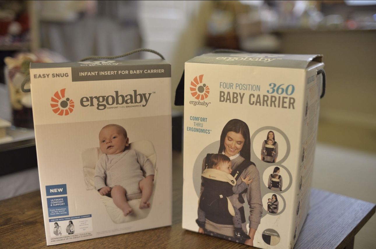 ErgoBaby 360 Carrier And Insert, New Unopened Unused