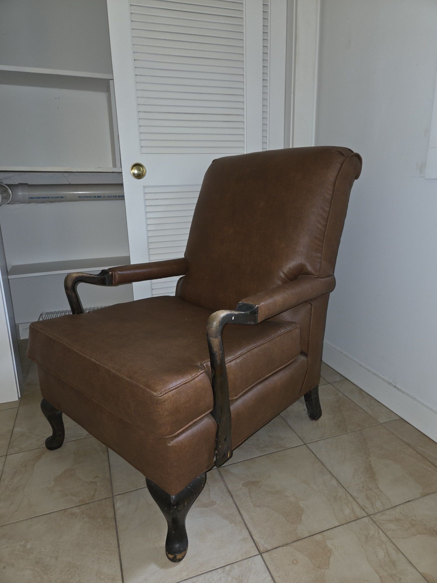 Antique English Open Armchair