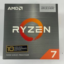 New AMD Ryzen 7 5800X3D 10th Anniversary Edition 3.40GHz 8 Core 16 Thread AM4