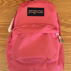 Jansport Bright Pink Laptop Pouch Backpack 