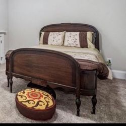 Antique Parlor SET - Antique Full Bed