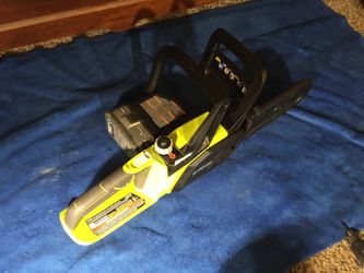 Ryobi 18V Cordless Chainsaw with 4.0Ah Battery & Charger! ALL for 65 tomorrow only 💥💥👍🏽👍🏽⌛️