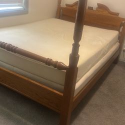 Full King Size Tempurpedic Mattress (includes Bed frame)
