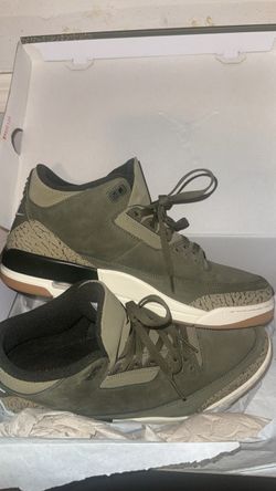 Olive Green Jordan 3s Size 13 Men’s