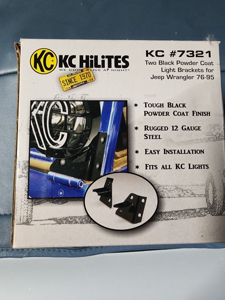 Jeep Wrangler Windshield Light Brackets By KC