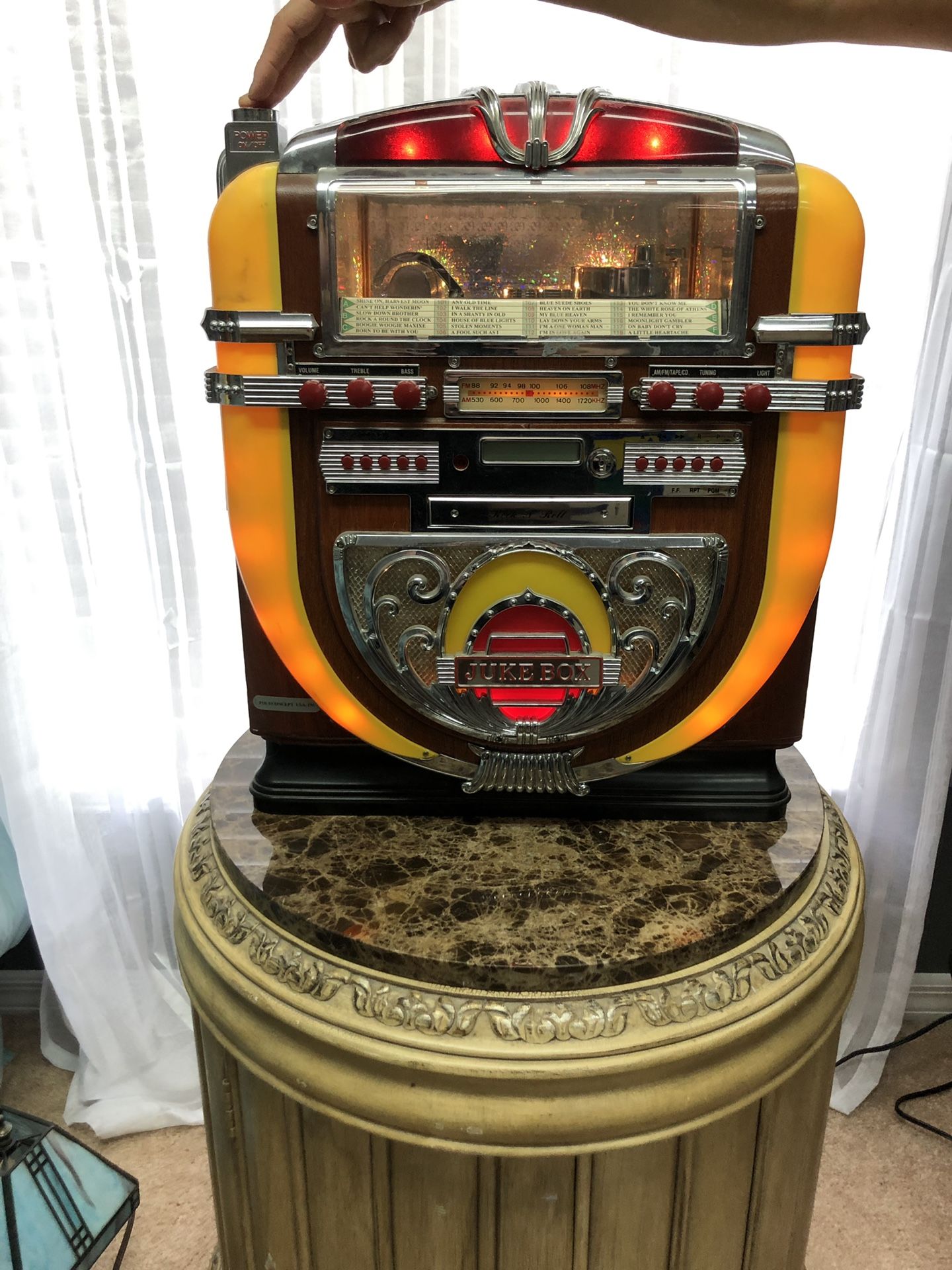 Polyconcept 541.946 Mini Retro Jukebox 20 inches x 17 inches SI-808