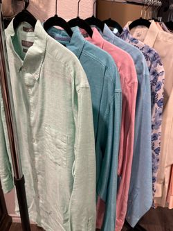 Men’s stretch linen