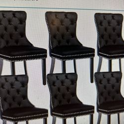 Black Dining Room Table Chairs