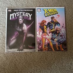 Hunt For Wolverine: Mystery In Madripoor 1 Variant And X-Men Legends 1 Variant