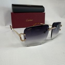 Cartier 💎 mossinite Sunglasses