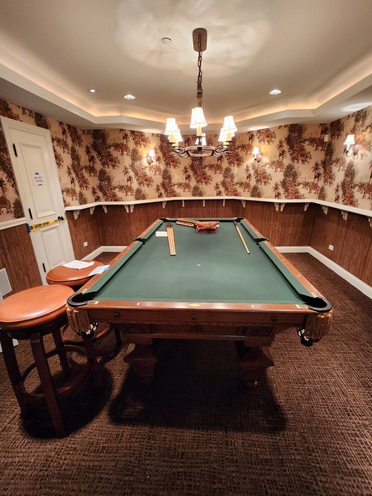 Fire SALE@ Monarch Brunswick Balke Collender- A STEAL- SOLID WOOD-POOL Table