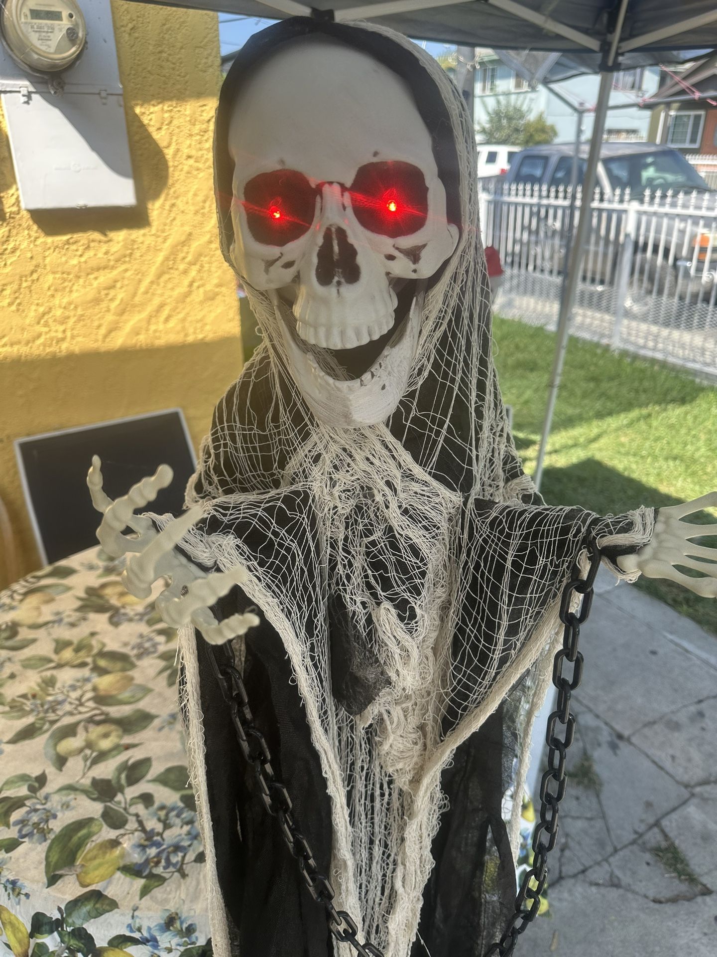 Skeleton Reaper Halloween Decoration