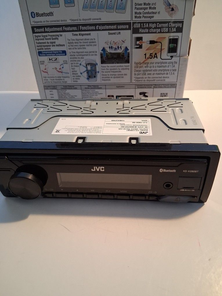 JVC DIGITAL MEDIA RECEIVED BLUETOOTH USB AUX ( NO CD PLAYER BRAND NEW PRICE IS LOWEST )