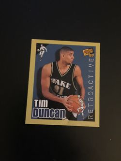 Tim Duncan rookie card