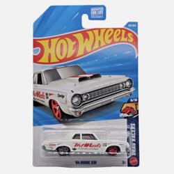 Hot Wheels '64 Dodge 330 Drag Racers #126 White