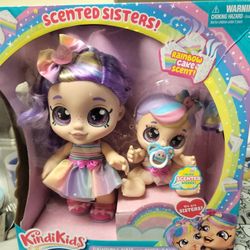 Kindi Kids Scented Rainbow Sisters Dolls