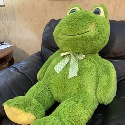Big Plush Green Frog