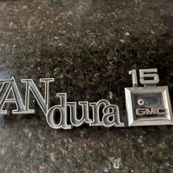 1979/1981 GMC Van VANDURA EMBLEM