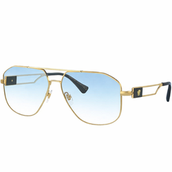 Versace gold/black eyeglasses frames