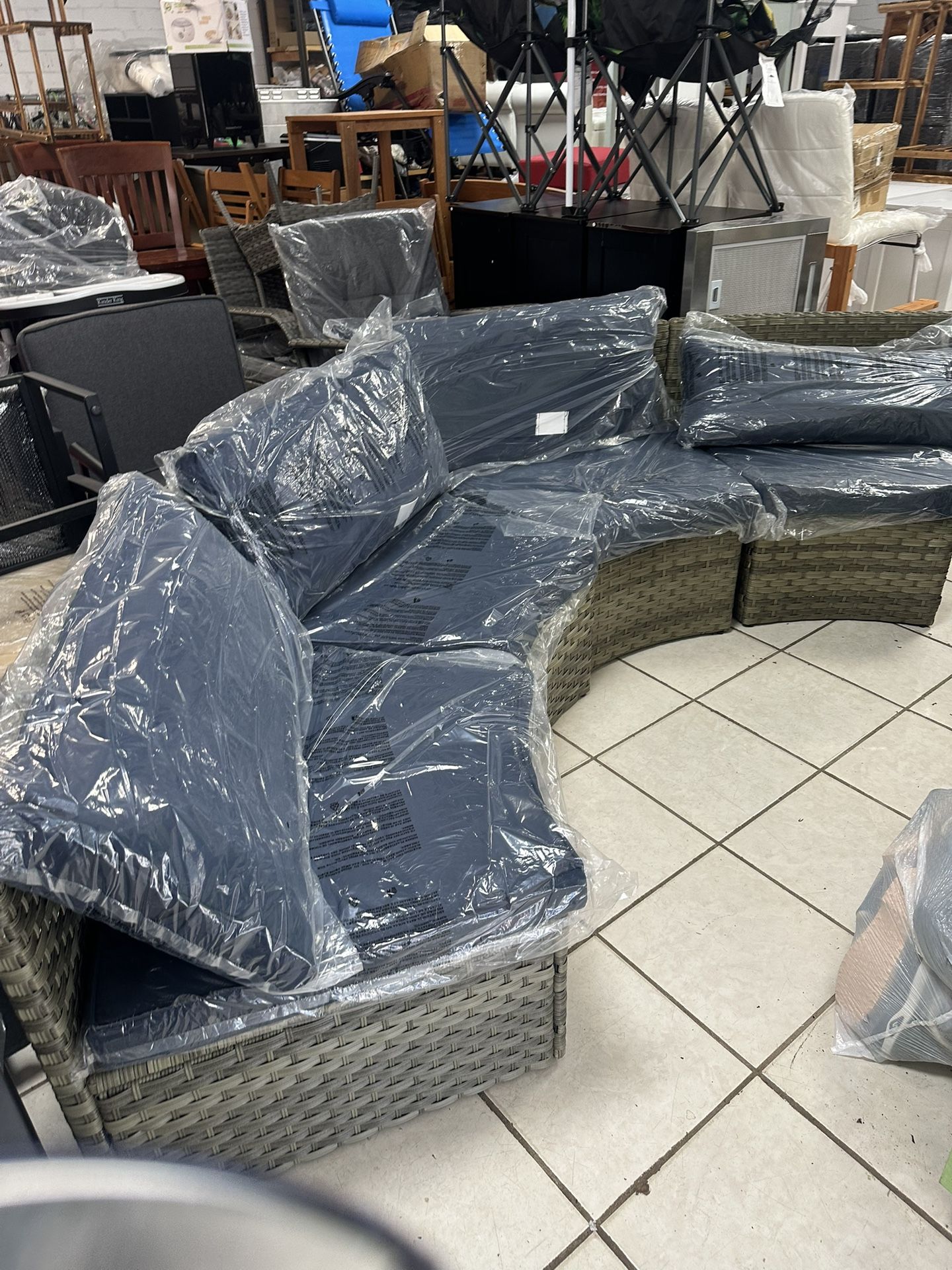 5pcs Outdoor Patio Furniture Sets(as Picture)