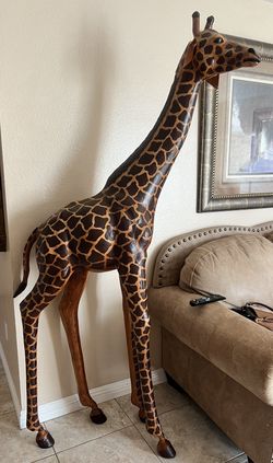 Leather Giraffe 7ft