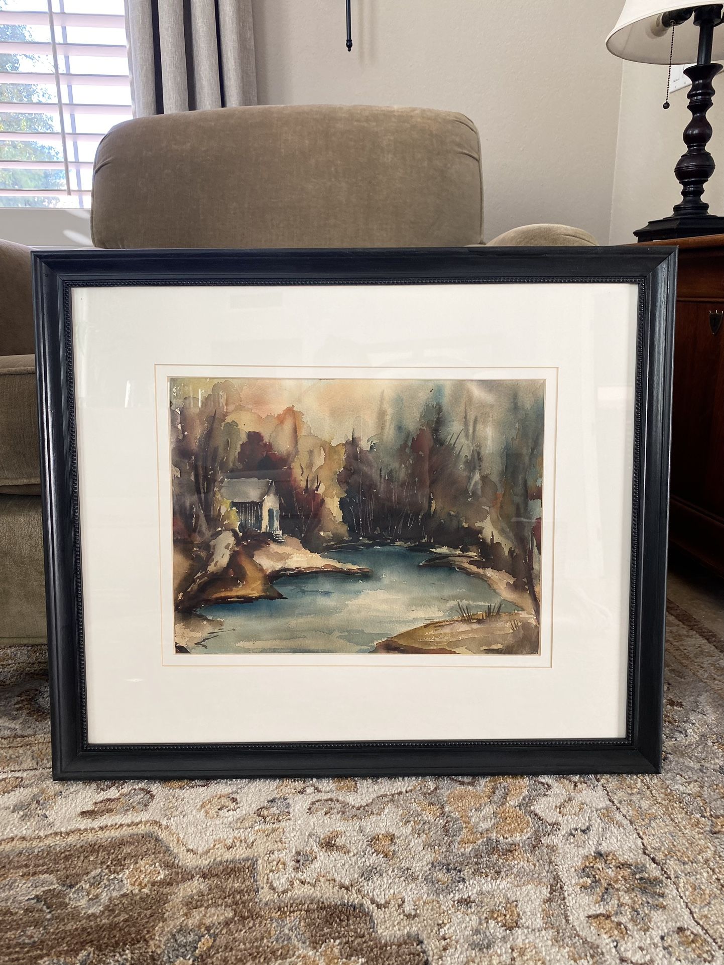 framed watercolor paintings for sale