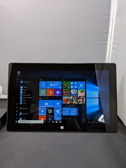 Microsoft surface pro 2 10.6" Intel i5 4gb 256ssd windows 10 pro + Microsoft office included