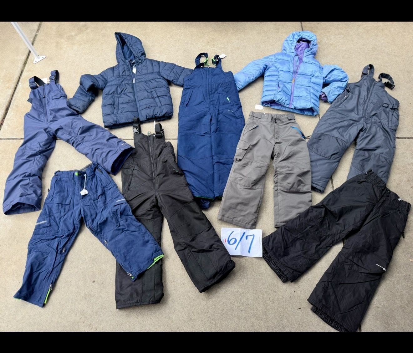 Boys & Girls Size 5-6 Ski/ Snow Clothes. Winter Jackets Pants And Bibs