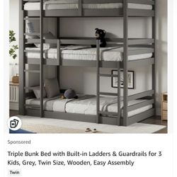 Triple Bunk Beds
