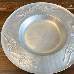 Everlast  forged aluminum bowl dish plate 14” Vintage MCM #1145