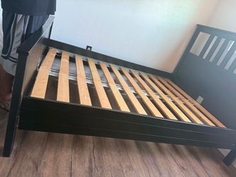 Queen Size Bed Frame + Mattress – Great Condition