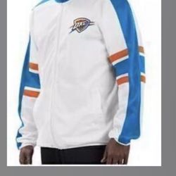 NBA MEN'S TRACK JACKET - OKLAHOMA CITY THUNDER 