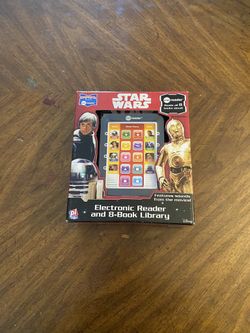 STAR WARS Electronic Book Reader With 8 Books
