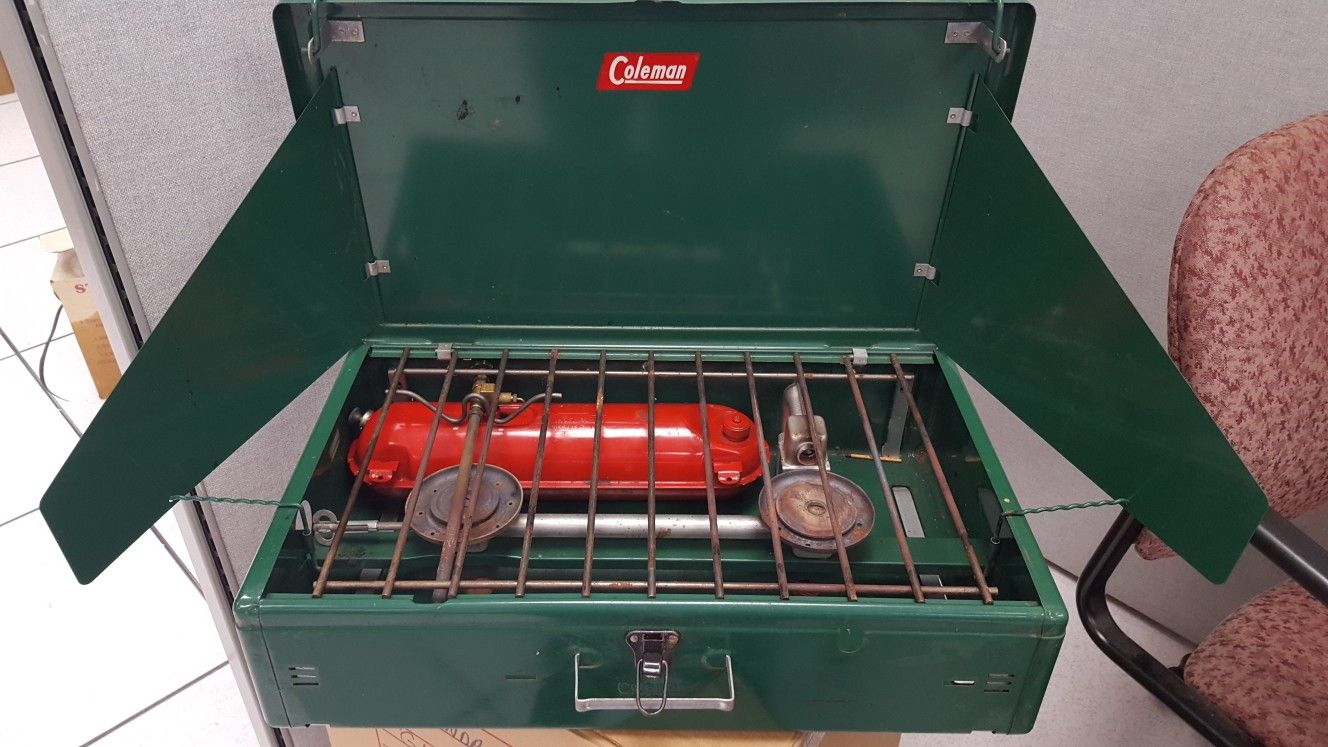 Coleman 413 e dual burner heavy duty camping stove