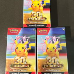 30th Celebration Pokemon Booster Bundle
