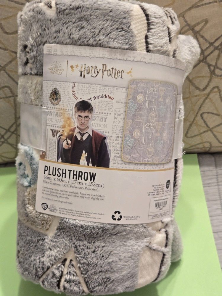 Harry Potter Blanket Horcruxes Soft Cozy Pastel Colors 46" x 60