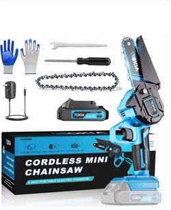 Mini Chainsaw, 4 Inch Cordless