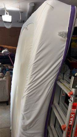 Mattress with Purple Border