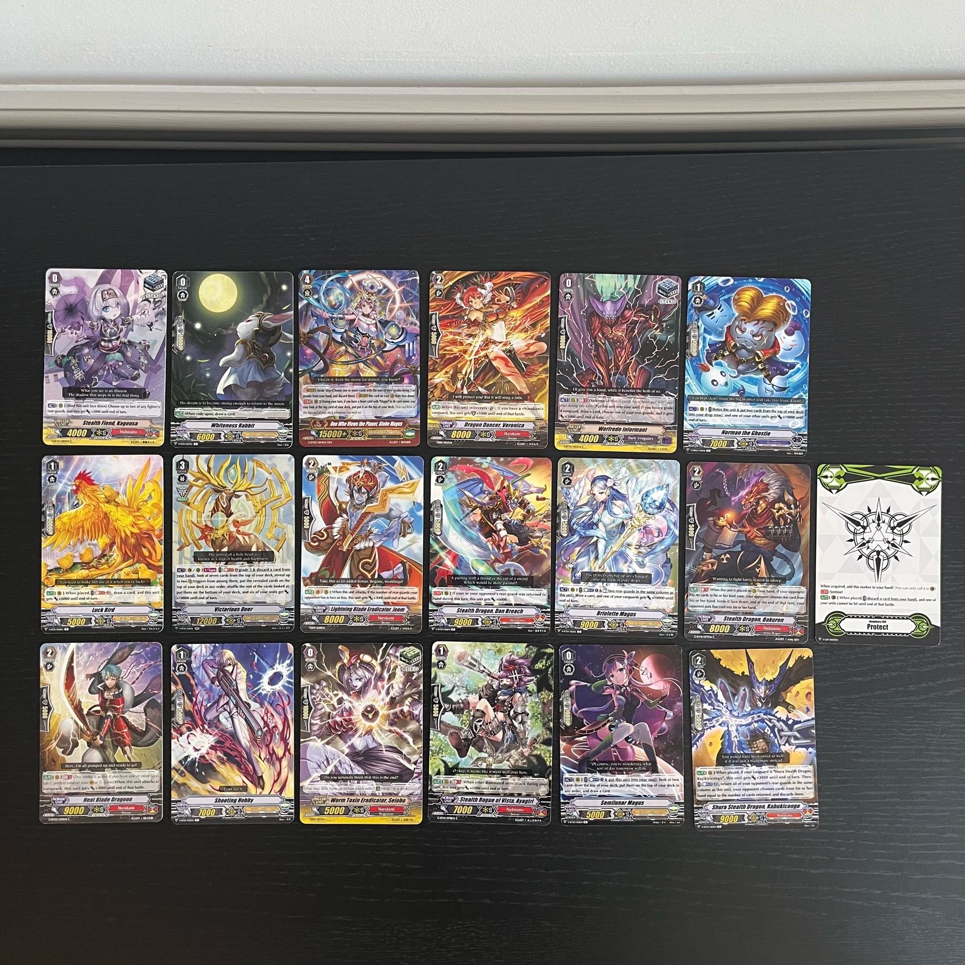 Bushiroad Cardfight Vanguard Card Lot Of 19