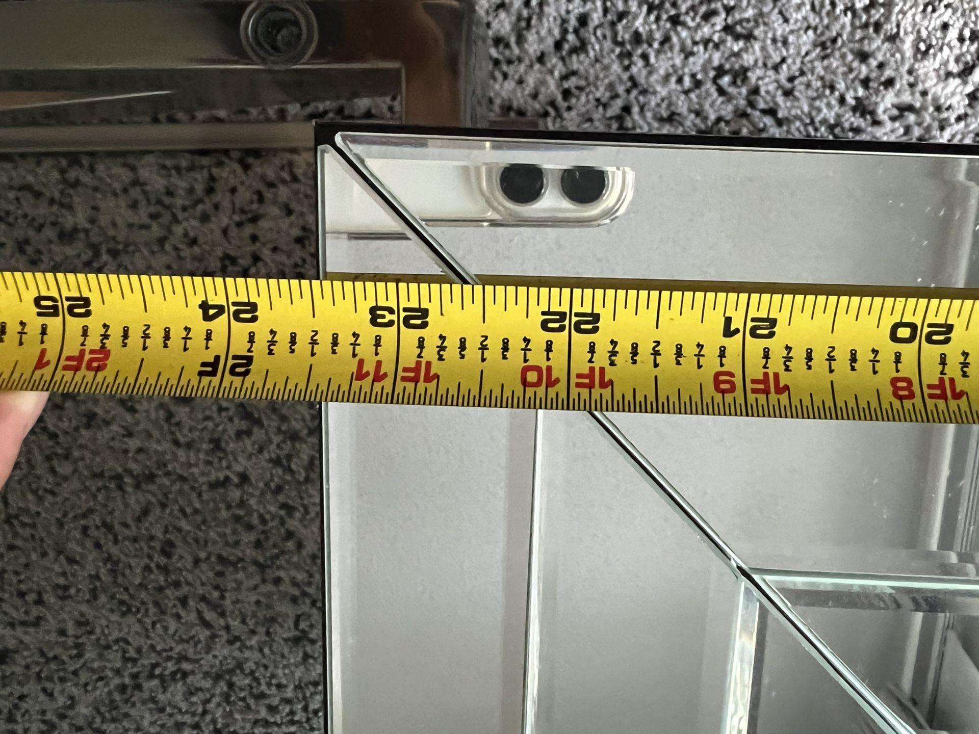 Accent Glass Framed Wall Mirror Mirrors