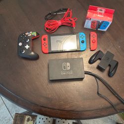 Nintendo Switch With Accessories
