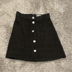 NWOT H&M Size 2 Black Fashion Skirt