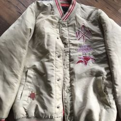 ANML Varsity Bomber Jacket Slim Large